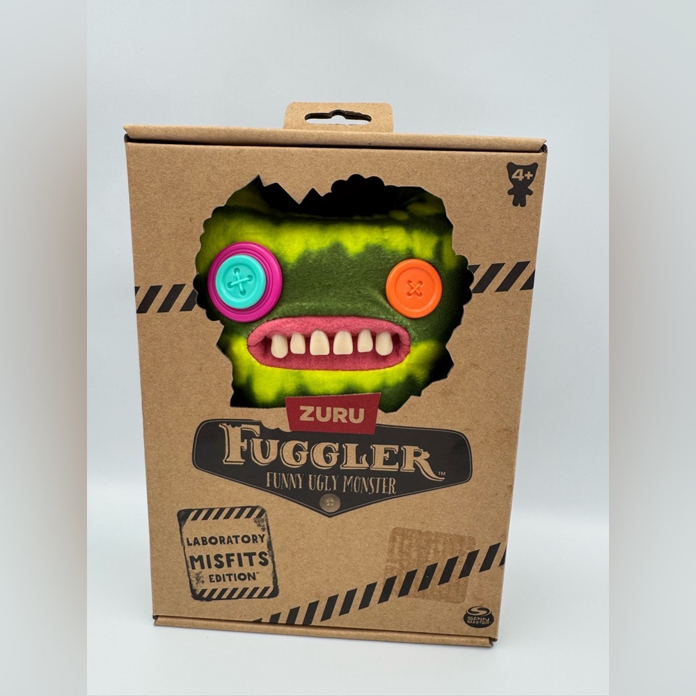ZURU Fuggler Laboratory Misfits‎ Indecisive Monster 9” Plush NIB